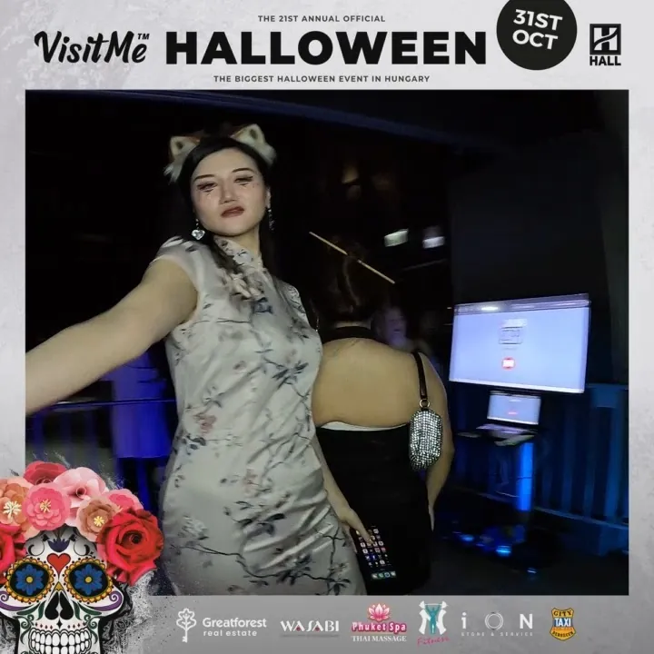 Halloween Debrecen 2023 party photo